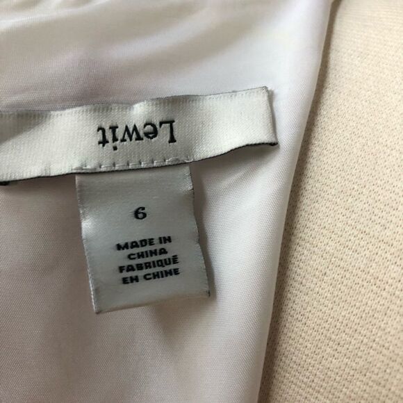 Lewit Split Kimono Sleeve Dress White NWT 6 - Picture 8 of 10